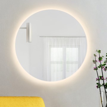 Baltica Design - LED-badrumsspegel med bakgrundsbelysning BRIGHT LED/15W/230V 3000K Ø 80 cm IP65