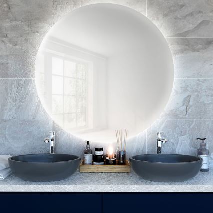 Baltica Design - LED-väggspegel för badrum med belysning BRIGHT LED/15W/230V 6500K Ø 100 cm IP65