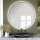 Baltica Design - LED badrumsväggspegel med belysning BRIGHT LED/15W/230V 4500K Ø 60 cm IP65 svart