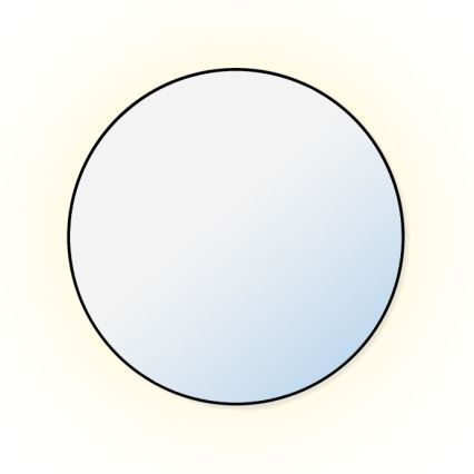 Baltica Design - LED-väggspegel för badrum med belysning BRIGHT LED/15W/230V 3000K Ø 100 cm IP65 svart