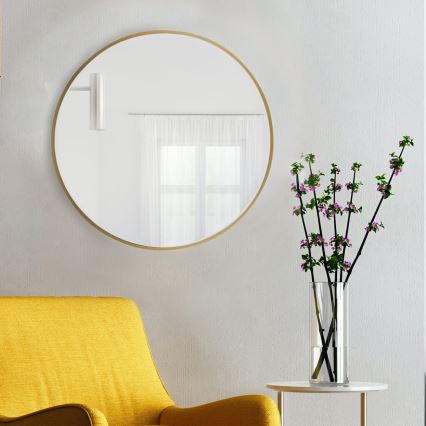 Baltica Design - Väggspegel TINY BORDER Ø 60 cm guld