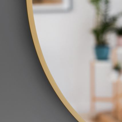 Baltica Design - Väggspegel TINY BORDER Ø 60 cm guld