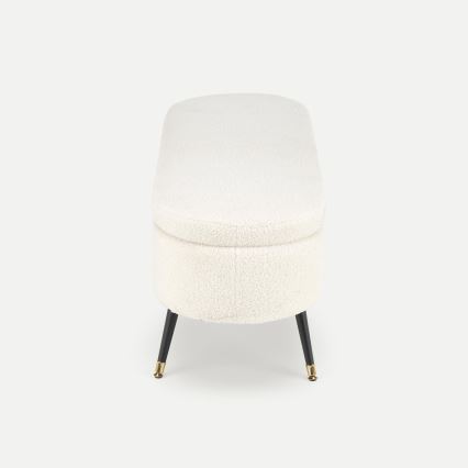 Bänk med förvaringsutrymme AVEIRO 46x120 cm vit