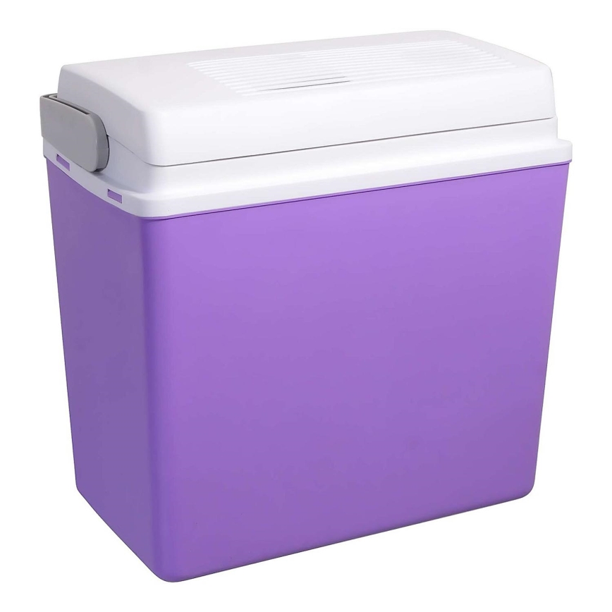 Bärbar bilkylare 22 l 55W/12V/230V lila/vit