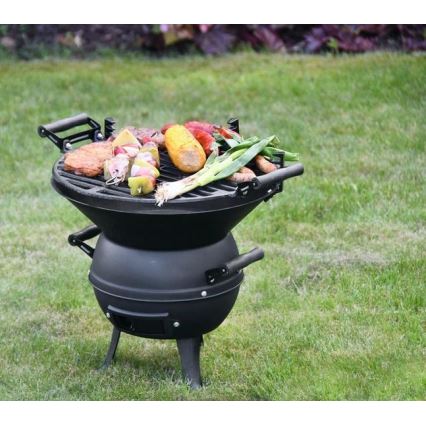Bärbar grill 35 cm
