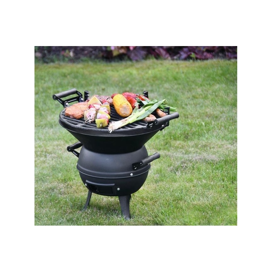 Bärbar grill 35 cm