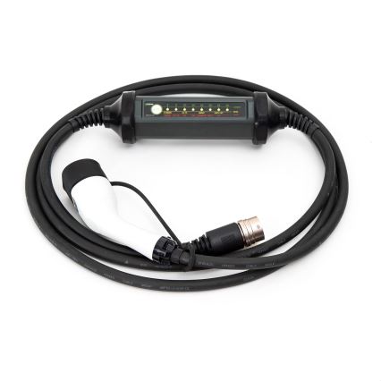Bärbar laddare för elbilar med 4 adaptrar Typ 2 32A/480V 22kW 7m IP67