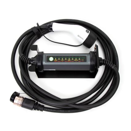 Bärbar laddare för elbilar med 4 adaptrar Typ 2 32A/480V 22kW 7m IP67