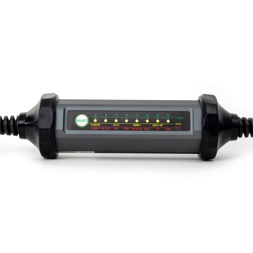Bärbar laddare för elbilar med 4 adaptrar Typ 2 32A/480V 22kW 7m IP67