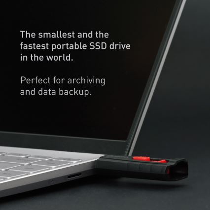 Bärbar SSD kör 250 GB USB 3.2 Gen2