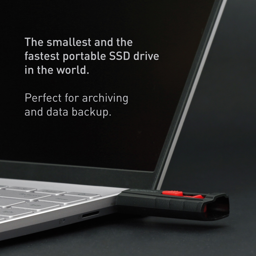 Bärbar SSD kör 250 GB USB 3.2 Gen2