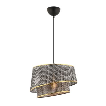 BARETTE Pendel 1xE27/60W/230V Grå/Guld