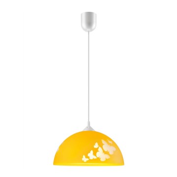 Barn Hängande Ljuskrona med snöre 1xE27/60W/230V