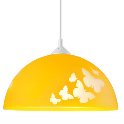 Barn Hängande Ljuskrona med snöre 1xE27/60W/230V