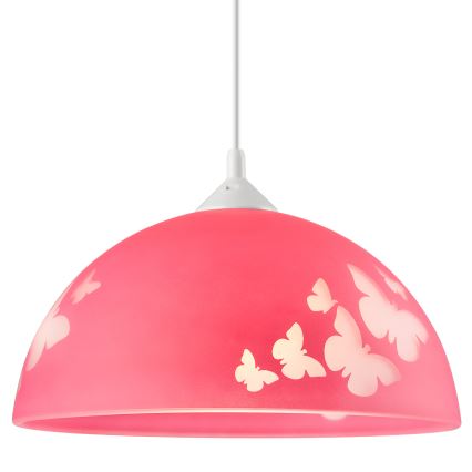 Barn Hängande Ljuskrona med snöre 1xE27/60W/230V