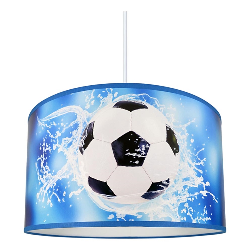 Barn Hängande Ljuskrona med snöre FOTBALL 1xE27/60W/230V