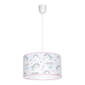 Barn Hängande Ljuskrona med snöre UNICORN 1xE27/60W/230V