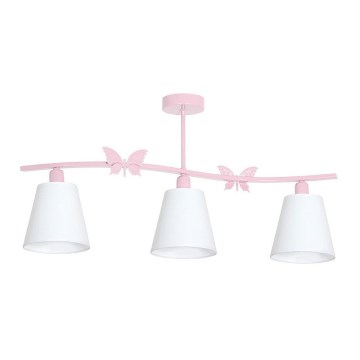 Barn Lampa BUTTERFLY 3XE14/60W/230V