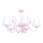 Barn Lampa LAURA 5xE14/60W/230V ljusrosa