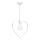 Barn Lampa LOVE 1xE27/60W/230V vit