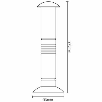 Barn LED-Lampa 2xLED/1xD IPX4