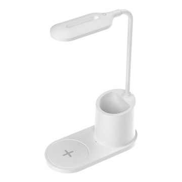 Barn LED-Lampa LED/3W/5V med trådlös laddning vit