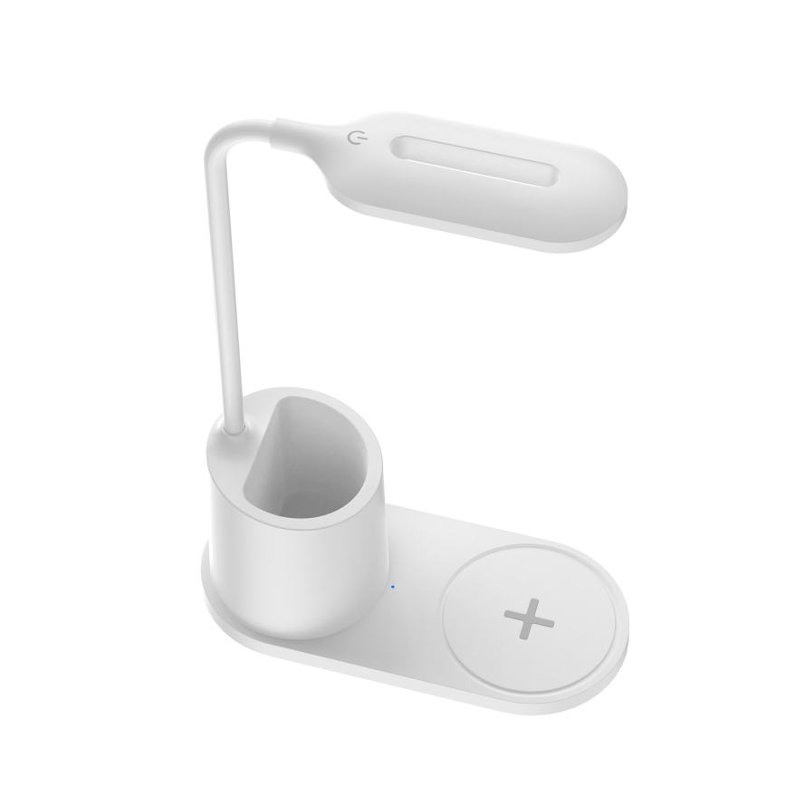 Barn LED-Lampa LED/3W/5V med trådlös laddning vit