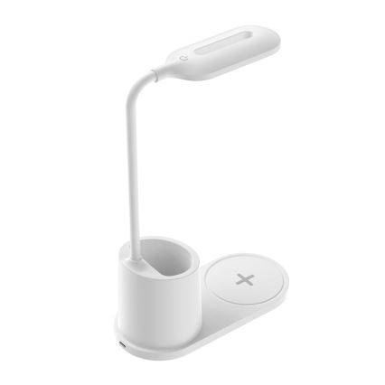 Barn LED-Lampa LED/3W/5V med trådlös laddning vit