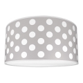 Barn Takbelysning DOTS grå 2xE27/60W/230V grå