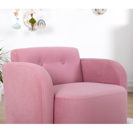 Barnfåtölj DORY rosa