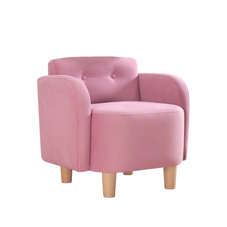 Barnfåtölj DORY rosa