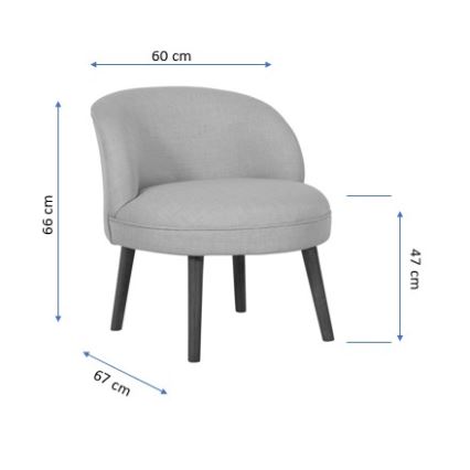 Barnfåtölj KUNI röd