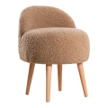 Barnfåtölj MIKI, Ø 46 cm, brun