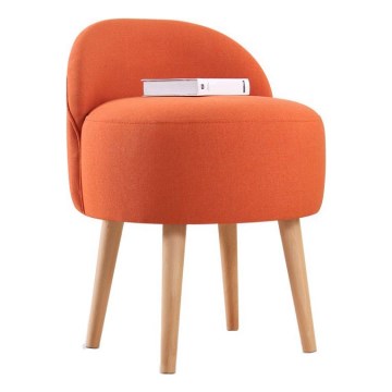 Barnfåtölj NIKI, Ø 46 cm, orange