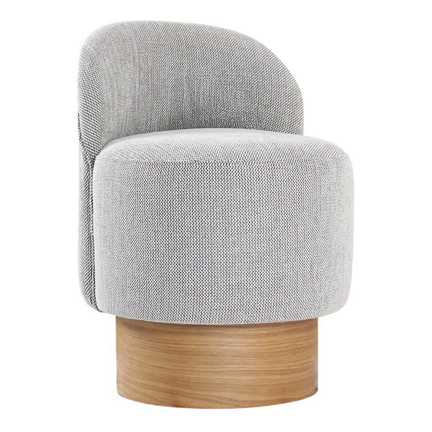 Barnfåtölj RIKI 40x47 cm, grå