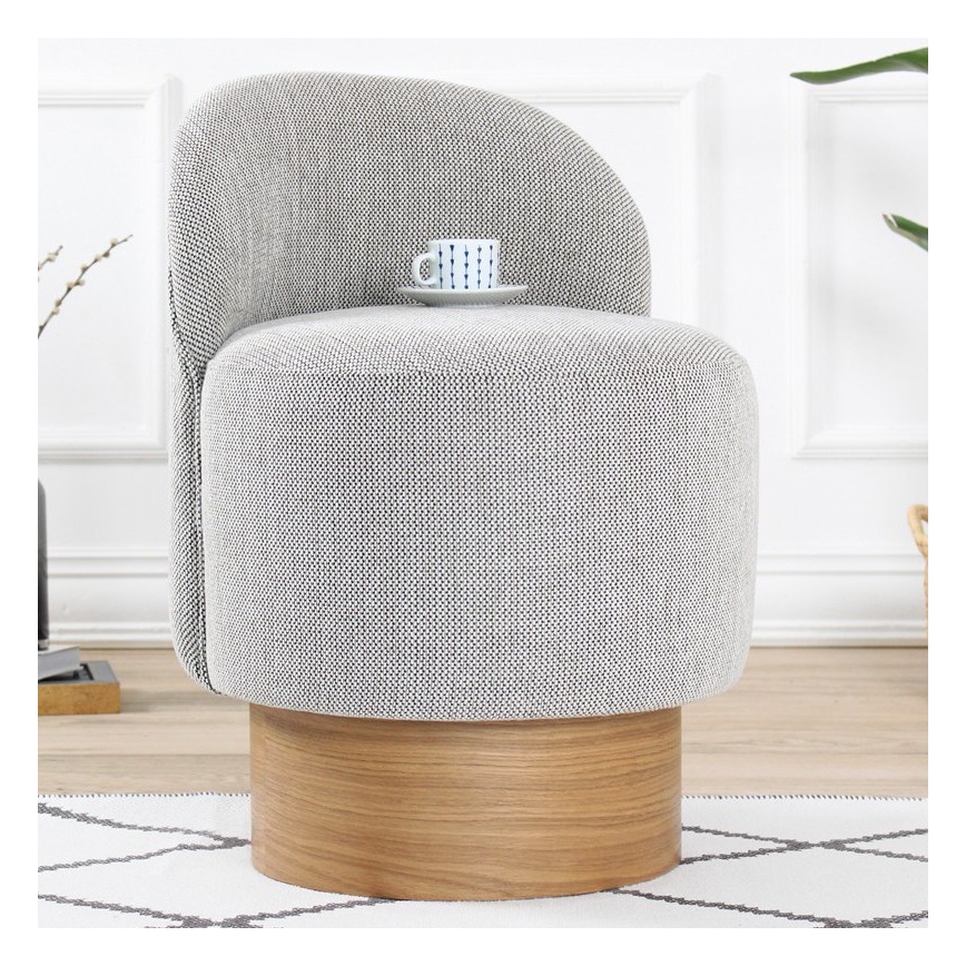 Barnfåtölj RIKI 40x47 cm, grå