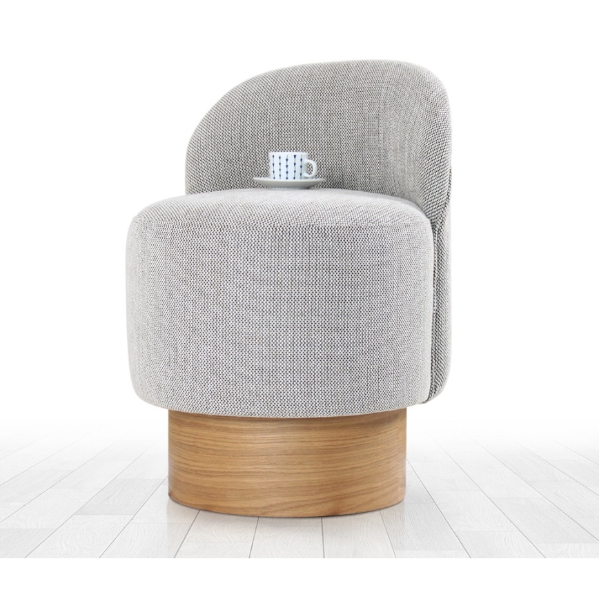 Barnfåtölj RIKI 40x47 cm, grå