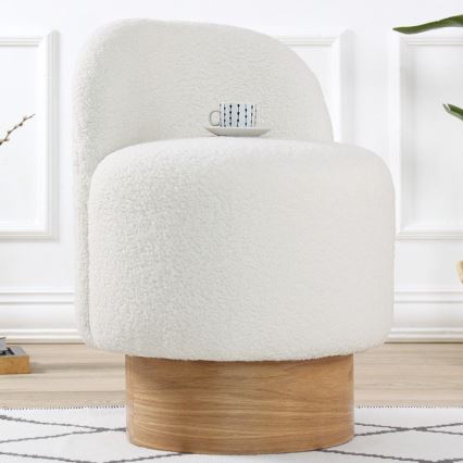 Barnfåtölj RIKI 40x47 cm vit