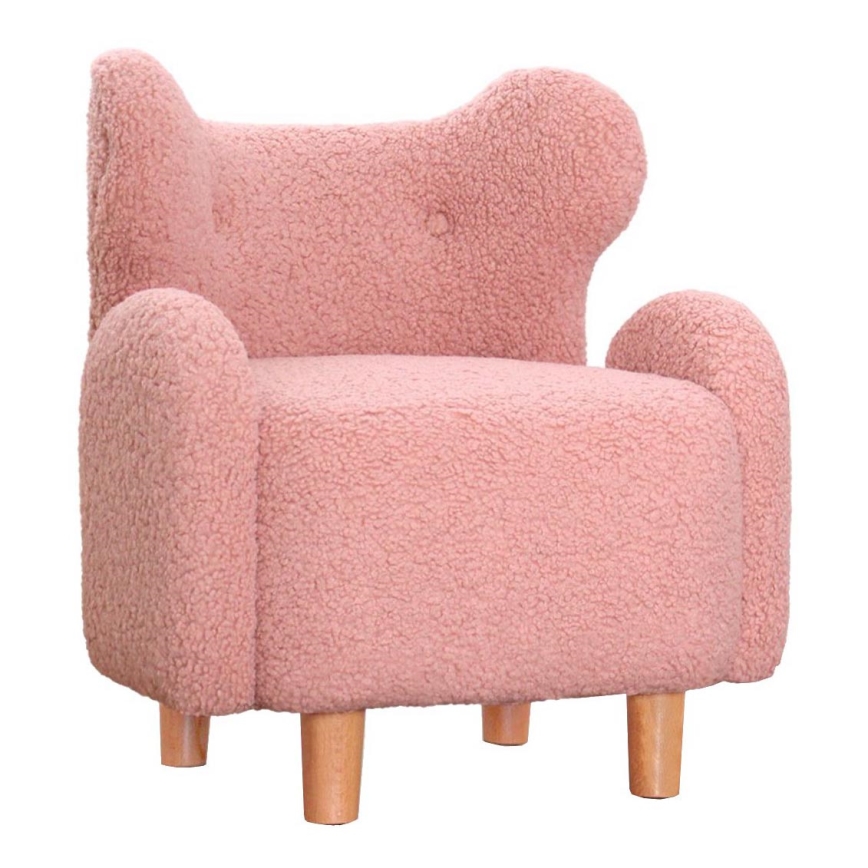 Barnfåtölj TOBI rosa