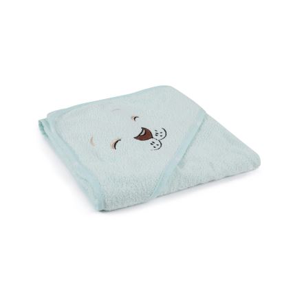 Barnfrottéset ASLAN - badrock, handduk, trasa mint