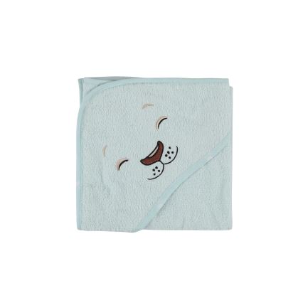 Barnfrottéset ASLAN - badrock, handduk, trasa mint