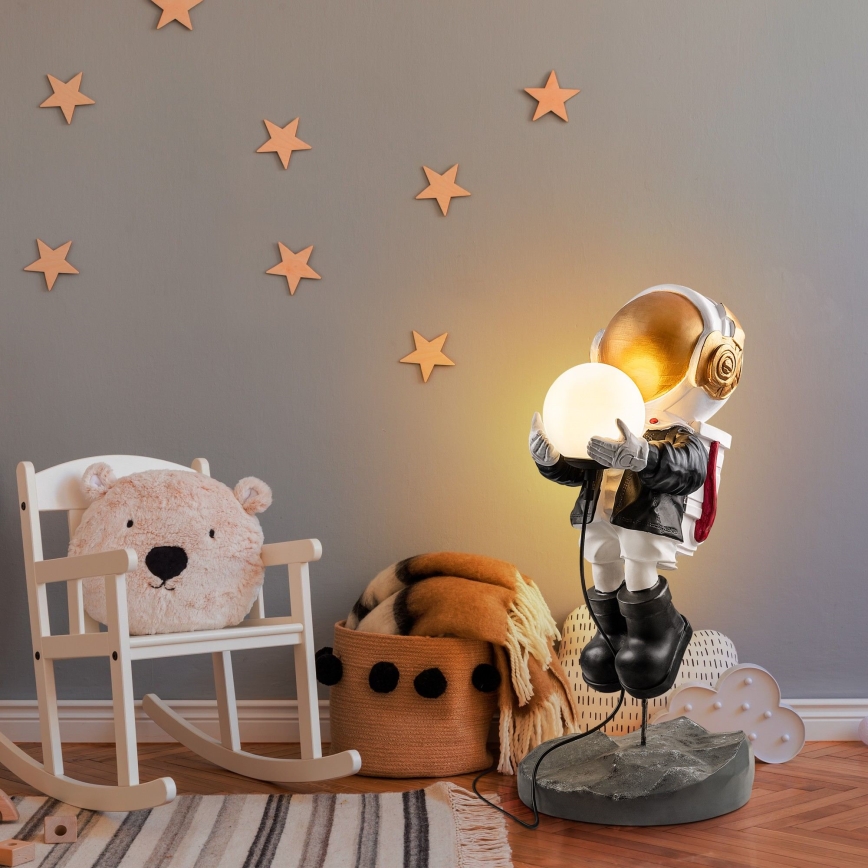 Barnlampa ASTRONAUT 1xE14/40W/230V koppar