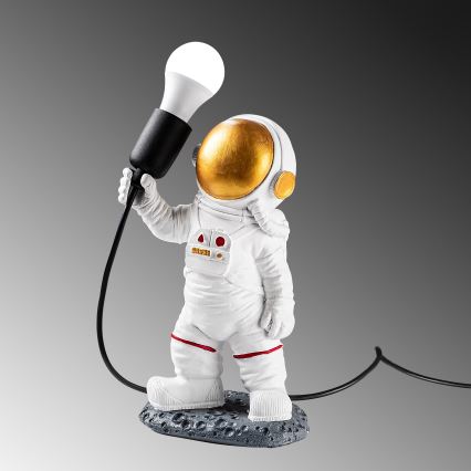 Barnlampa ASTRONAUT 1xE27/40W/230V koppar/vit