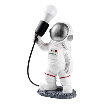 Barnlampa ASTRONAUT 1xE27/40W/230V silver/vit