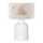 Barnlampa CANDY 1xE27/40W/230V vit/beige