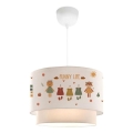 Barnlampa CANDY 1xE27/40W/230V vit/färgglad