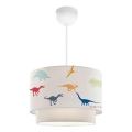 Barnlampa CANDY 1xE27/40W/230V vit/flerfärgad