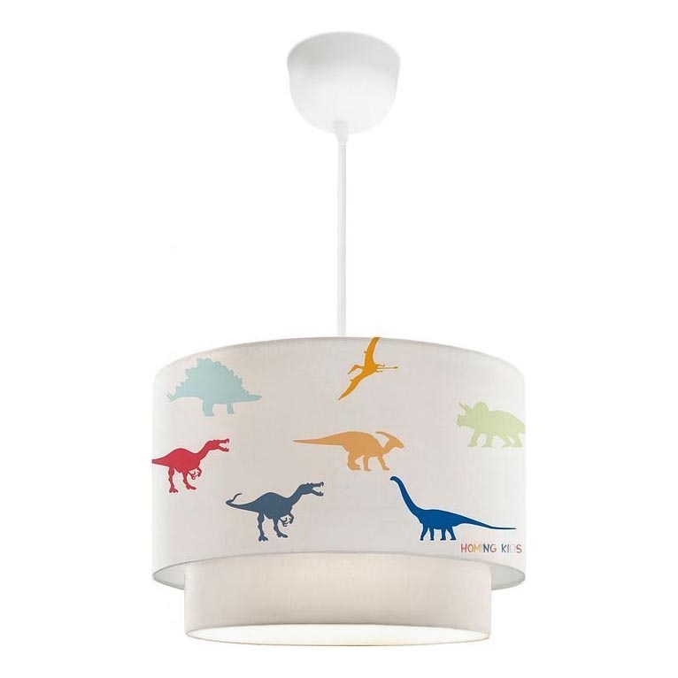 Barnlampa CANDY 1xE27/40W/230V vit/flerfärgad