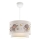 Barnlampa CANDY 1xE27/40W/230V vit/grå