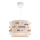 Barnlampa CANDY 1xE27/40W/230V vit/orange